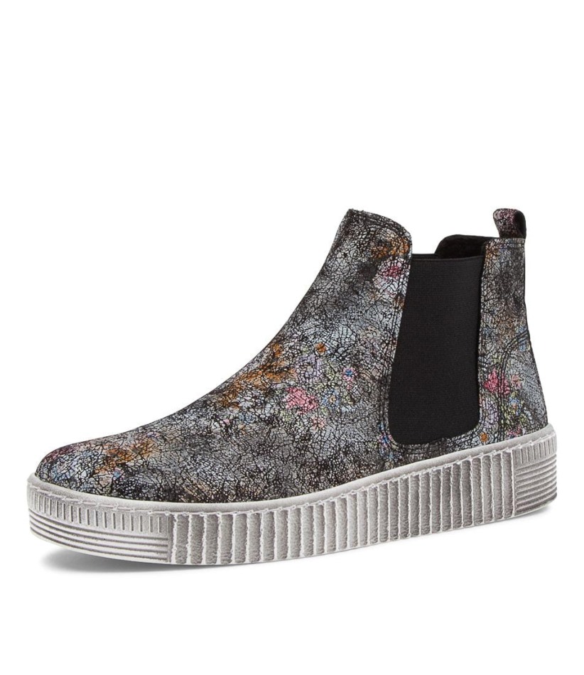 Gabour | Bottines Chelsea Exclusives En Cuir Schwarz Angels